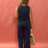 Scout Textured Slub Pant in Worn Blue
