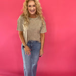 Seam-ingly Perfect Knit Top in Mocha Brown