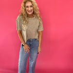 Seam-ingly Perfect Knit Top in Mocha Brown