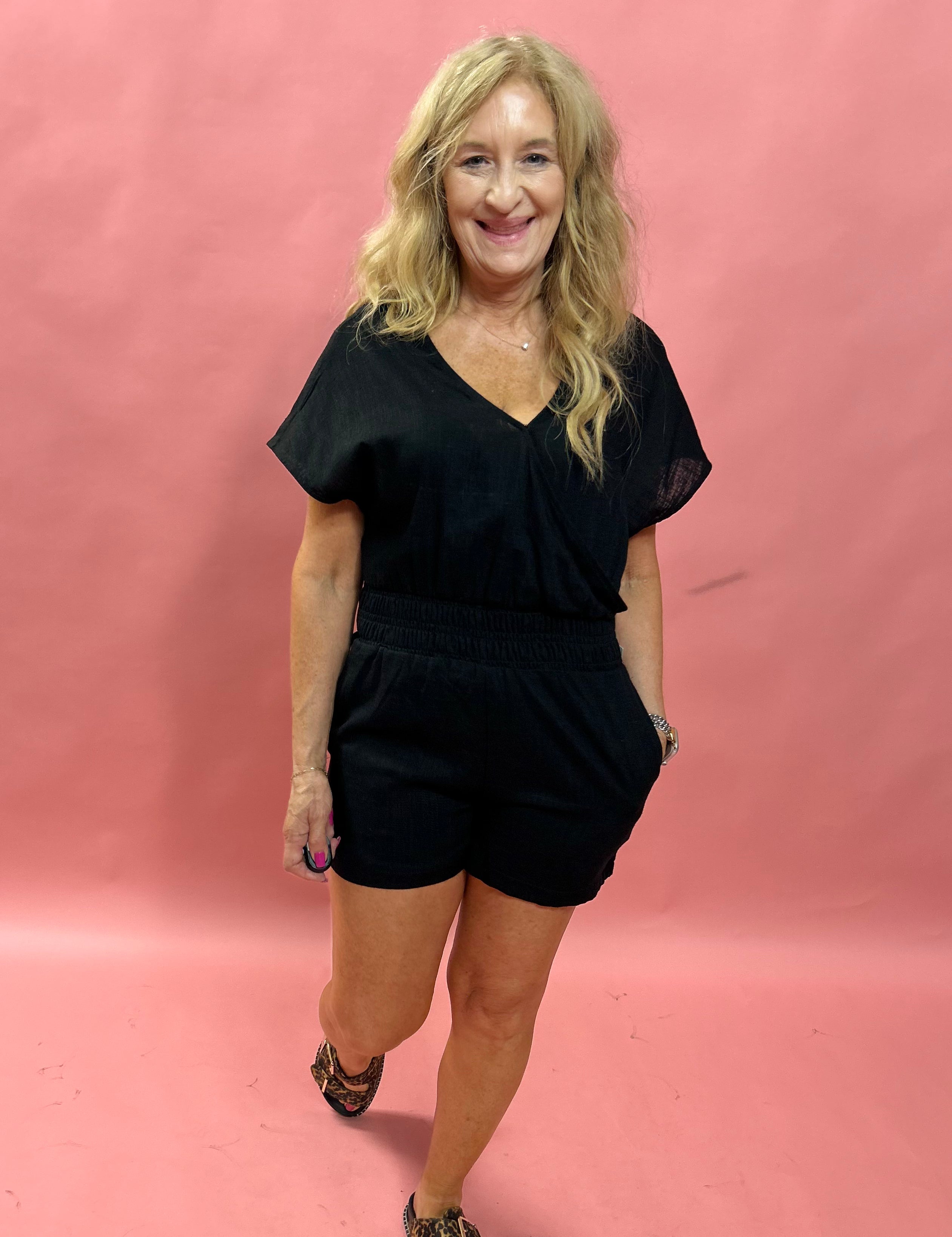 Serenity Escape Romper in Black
