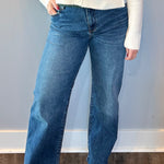 Sienna HR Straight Leg with Raw Hem