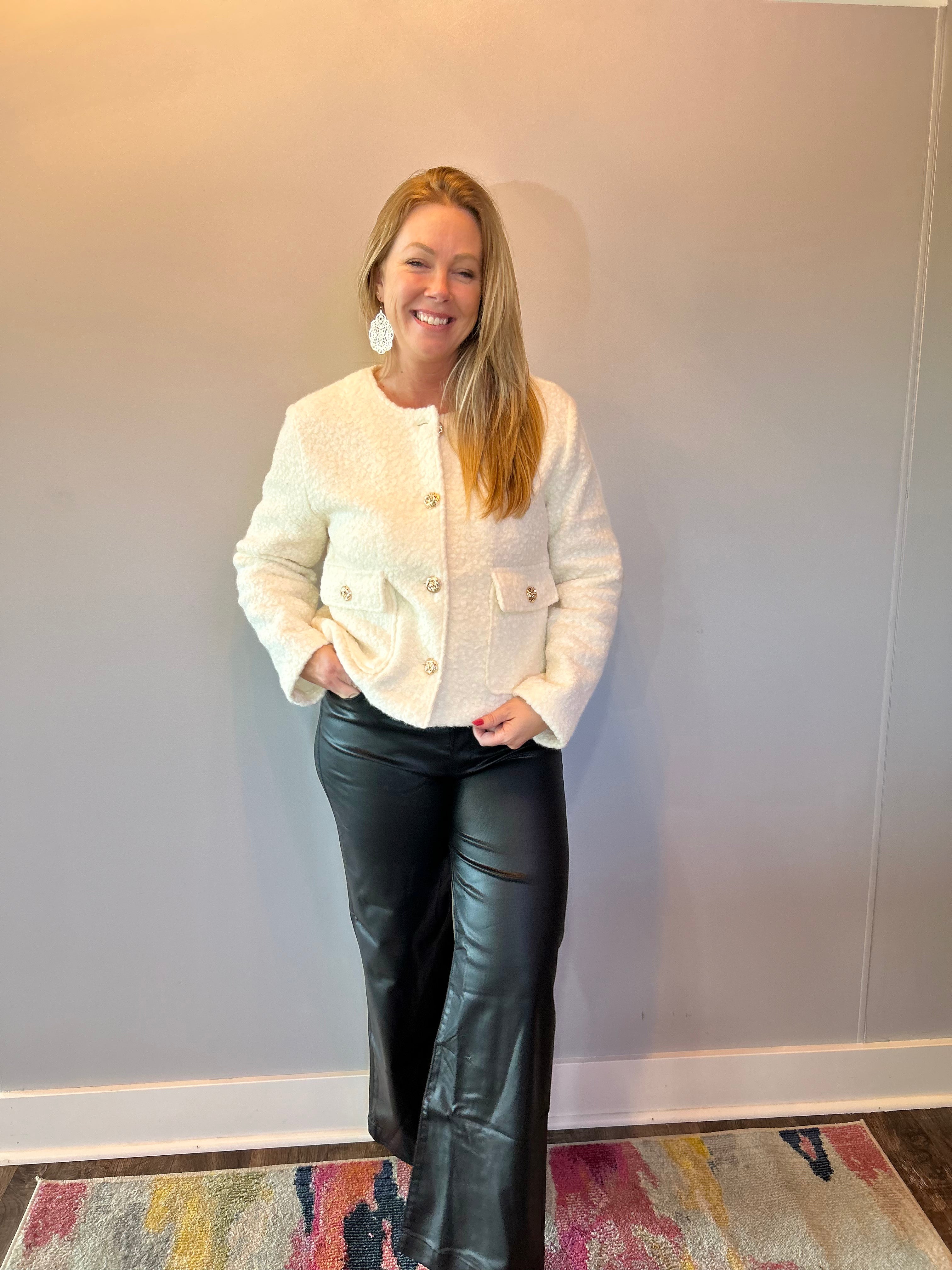 Simply Chic Button Front Cardigan