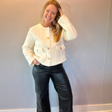 Simply Chic Button Front Cardigan