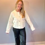 Simply Chic Button Front Cardigan