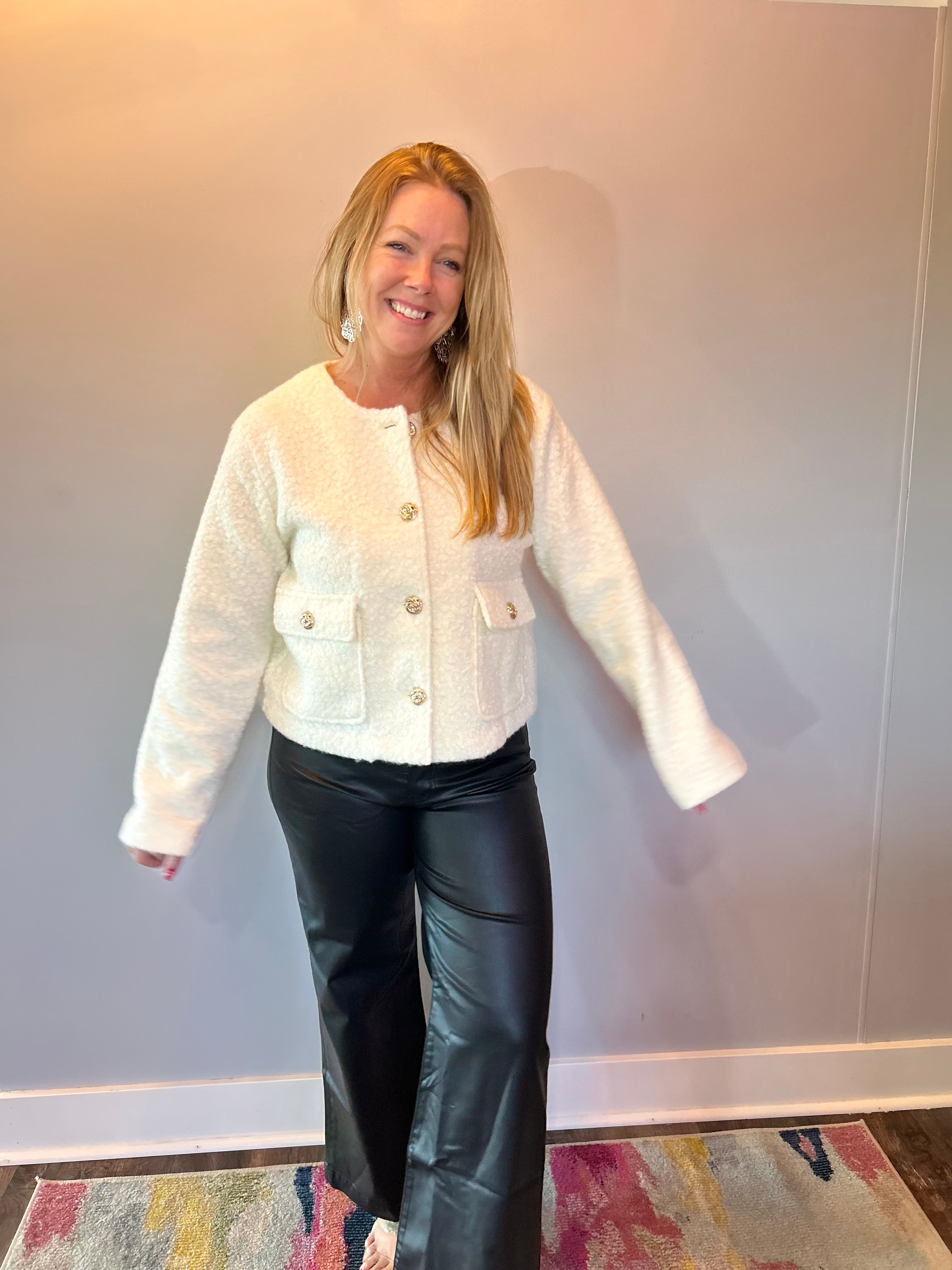 Simply Chic Button Front Cardigan