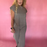Polished Ease Knit Pants in Grey