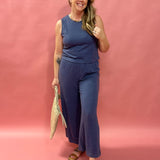 Scout Textured Slub Pant in Worn Blue