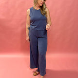 Scout Textured Slub Pant in Worn Blue
