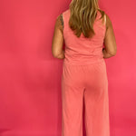 Scout Textured Slub Pant in Sunset Pink - Shabby 2 Chic Boutiques