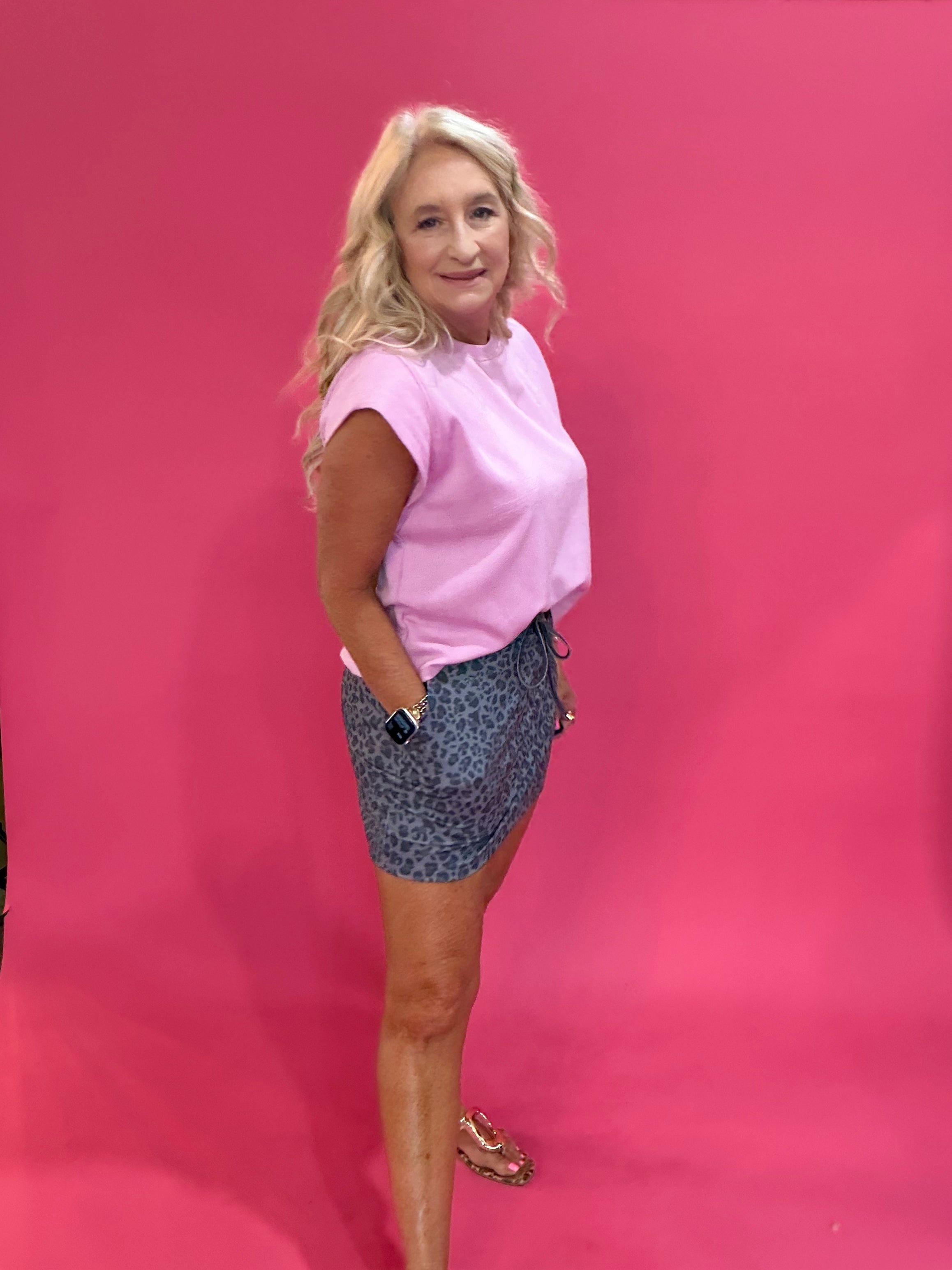 Smokey Leopard Skort
