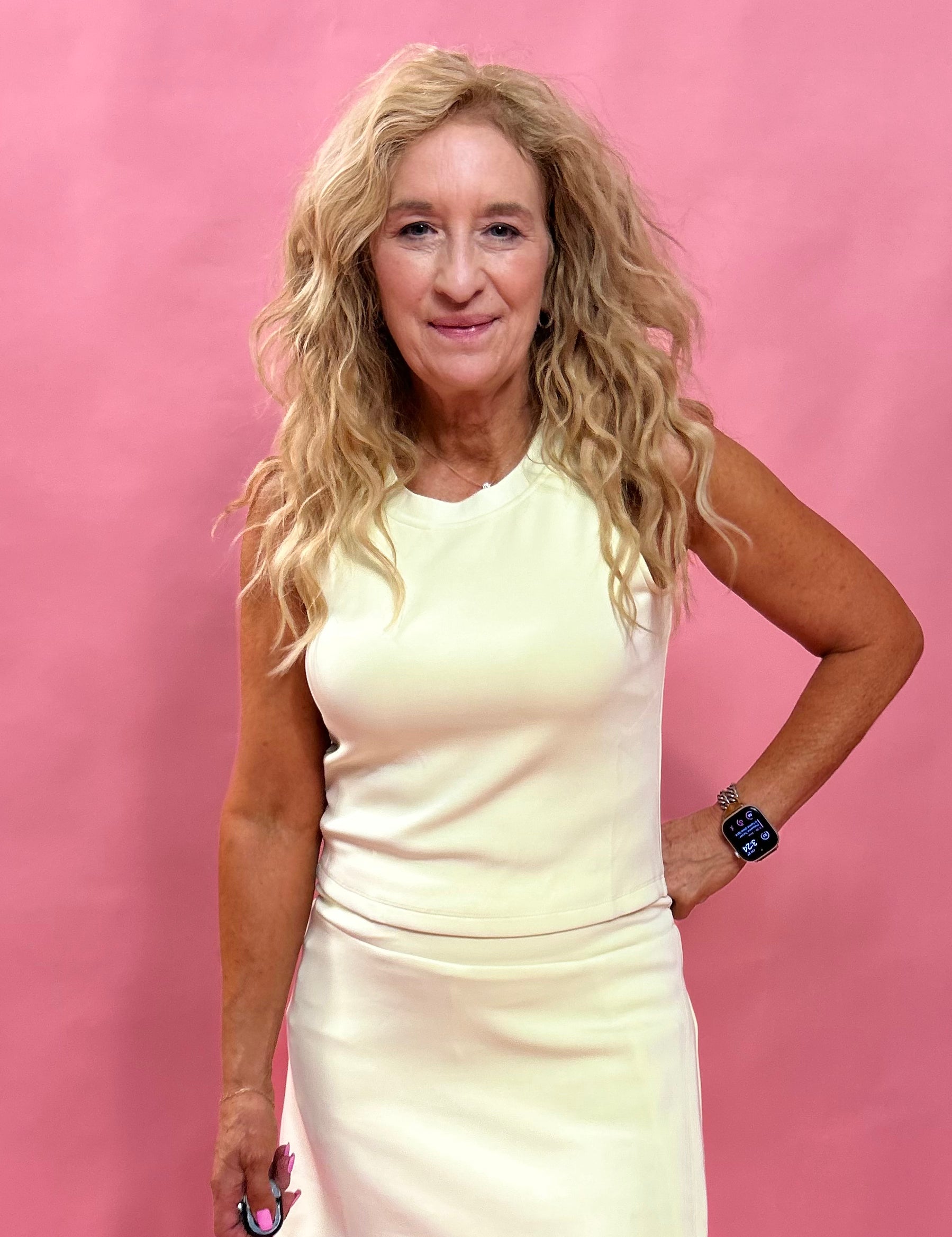 Soft Modal Sleeveless Top in Mint Green