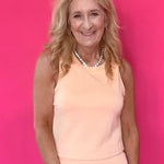 Soft Modal Sleeveless Top in Peach