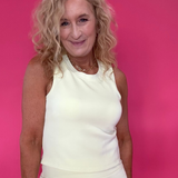 Soft Modal Sleeveless Top in Soft Yellow - Shabby 2 Chic Boutiques