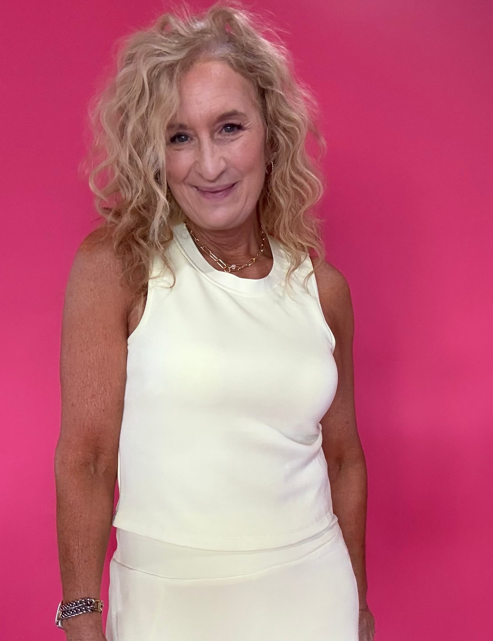 Soft Modal Sleeveless Top in Soft Yellow - Shabby 2 Chic Boutiques