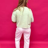 Soft Structure Single-Button Cape Sweater in Mint - Shabby 2 Chic Boutiques