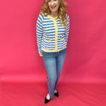 Soft Wave Contrast Knit Sweater - Shabby 2 Chic Boutiques