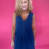 Solace Denim Mini Dress (ZSupply) - Shabby 2 Chic Boutiques
