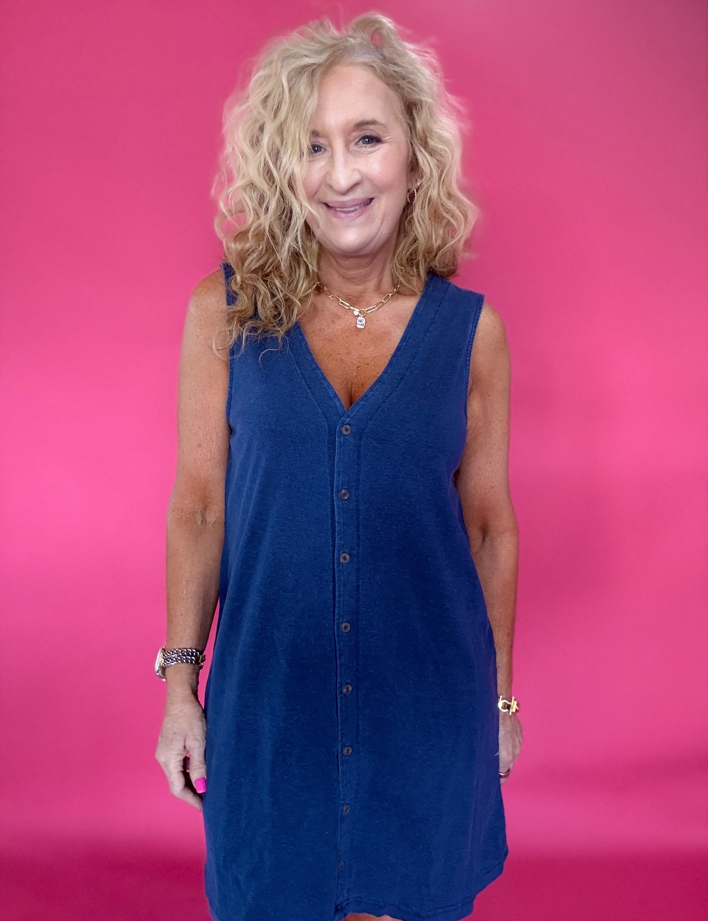 Solace Denim Mini Dress (ZSupply) - Shabby 2 Chic Boutiques