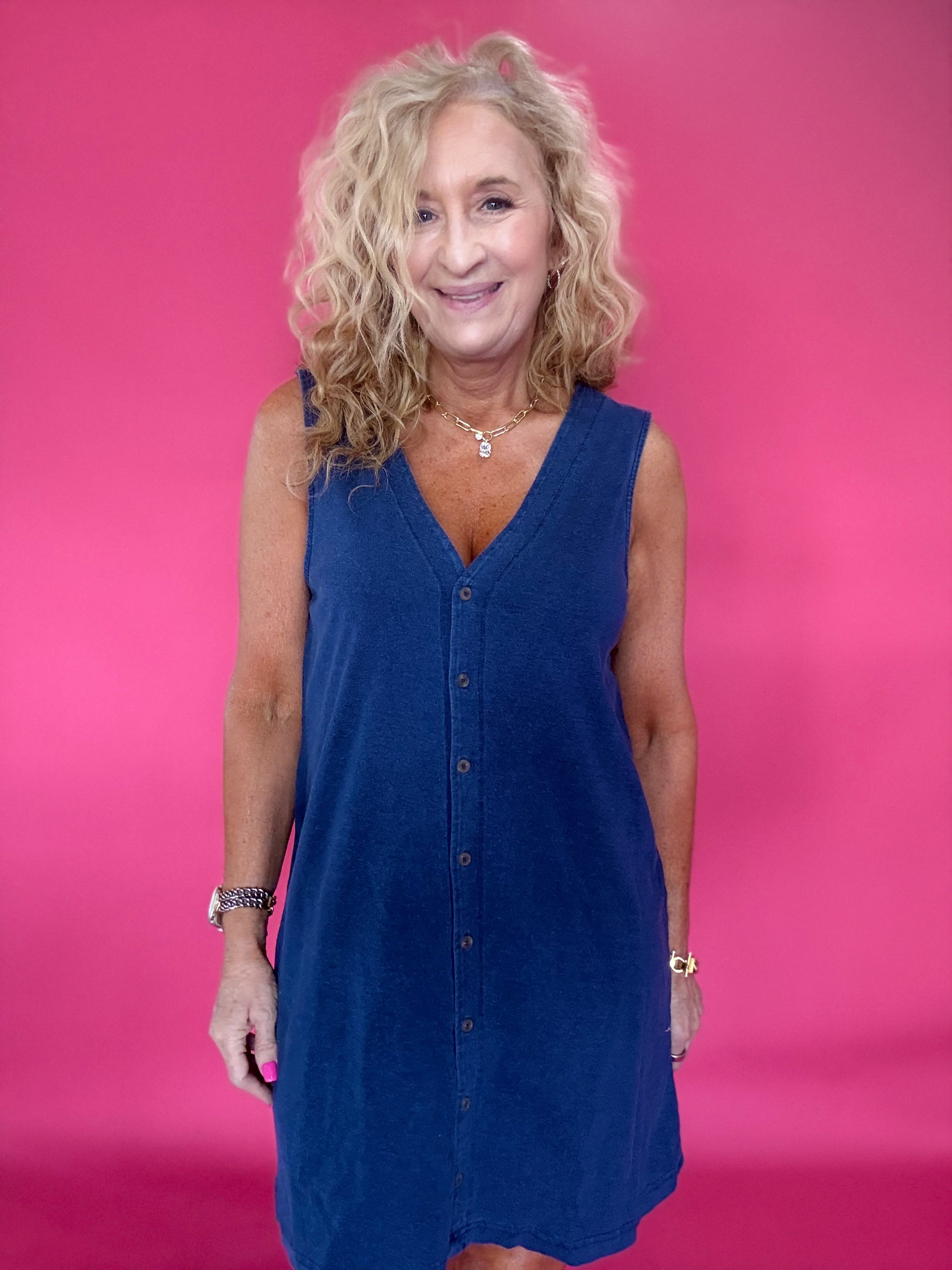 Solace Denim Mini Dress (ZSupply) - Shabby 2 Chic Boutiques