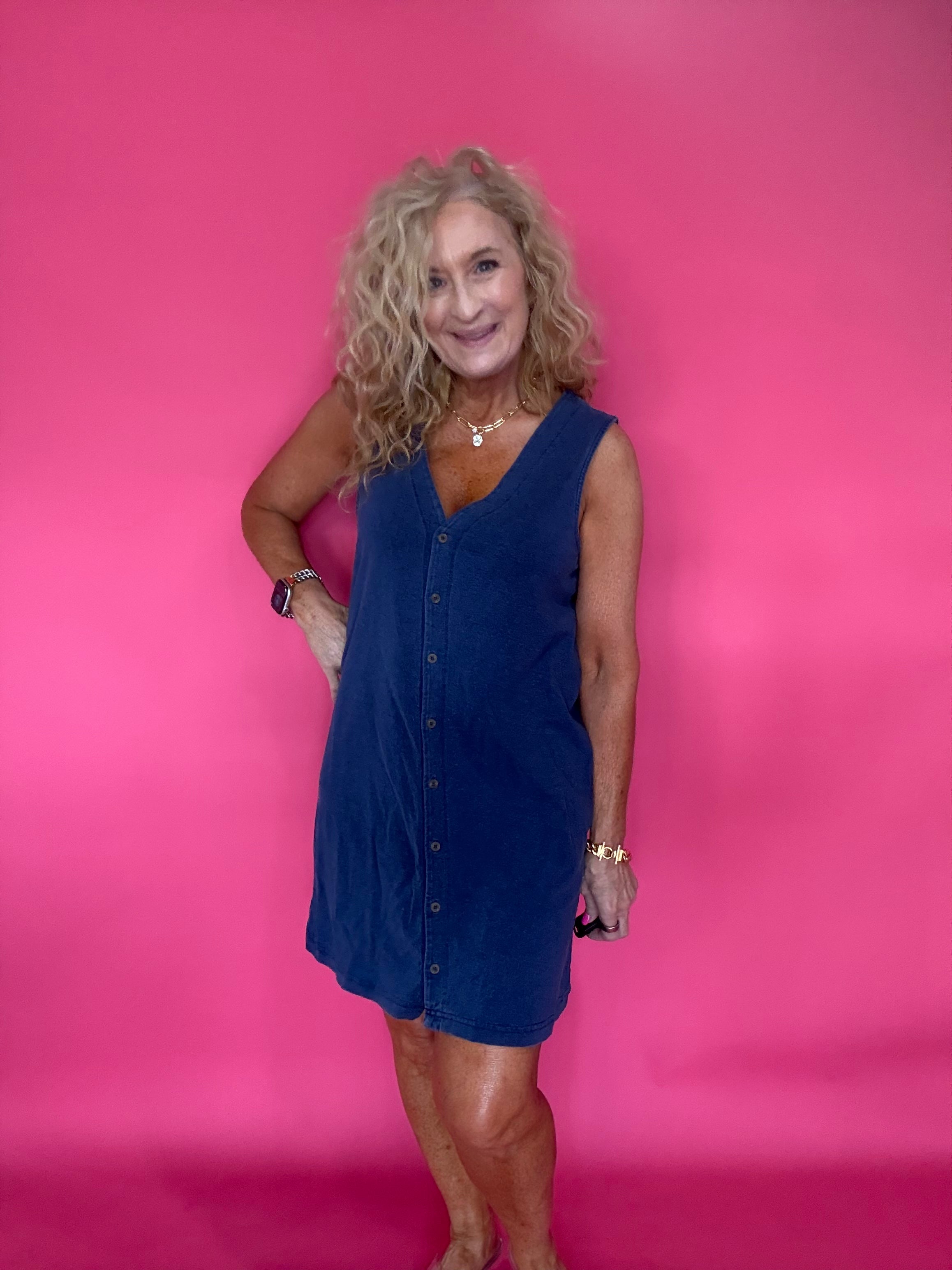 Solace Denim Mini Dress (ZSupply) - Shabby 2 Chic Boutiques
