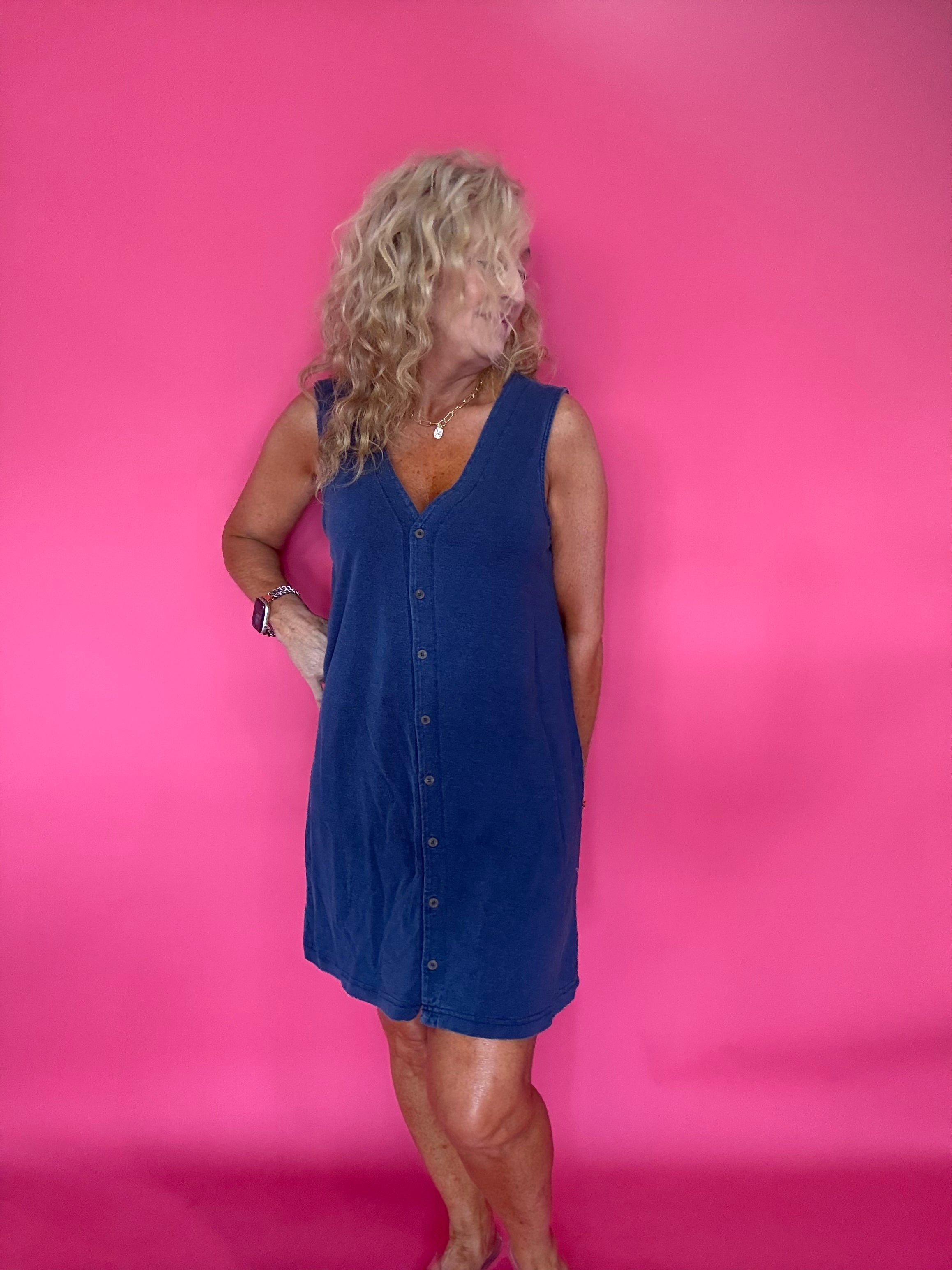 Solace Denim Mini Dress (ZSupply) - Shabby 2 Chic Boutiques