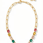 Sorrelli Candy Pop Octavia Paperclip Tennis Necklace - Shabby 2 Chic Boutiques