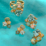 Sorrelli Crystal Assorted Rounds Stud Earrings