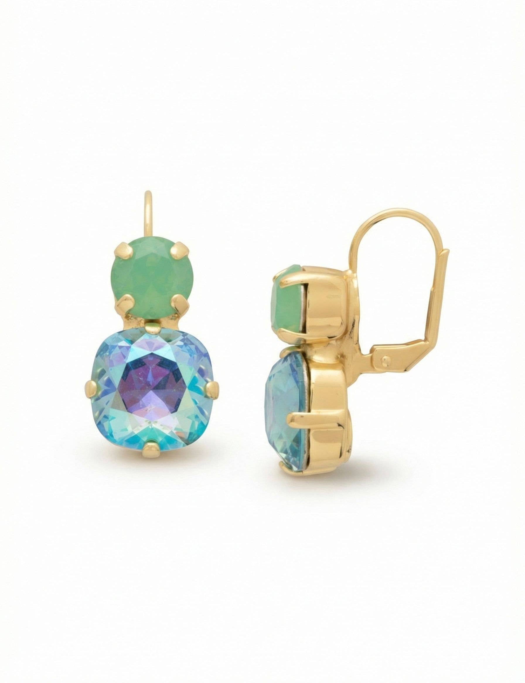 Sorrelli Cushion-Cut Round Dangle Earrings
