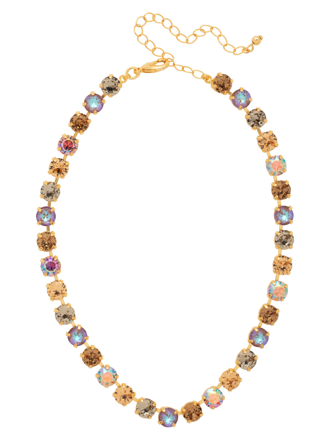 Sorrelli Honey Bourbon Matilda choker necklace with warm amber and gold round-cut crystals – Shabby 2 Chic Boutiques