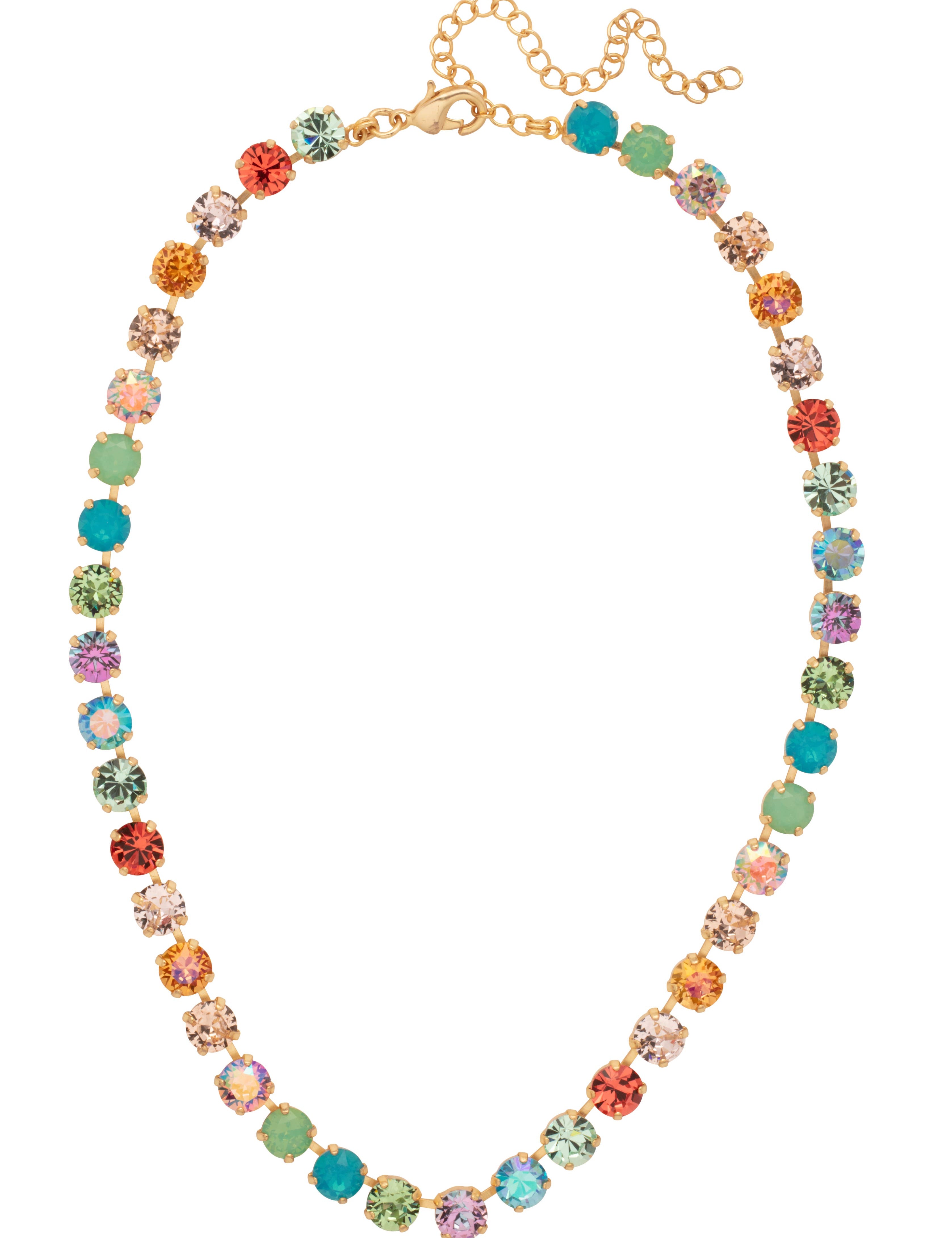 Sorrelli Matilda Tennis Necklace in Pastel Crystal