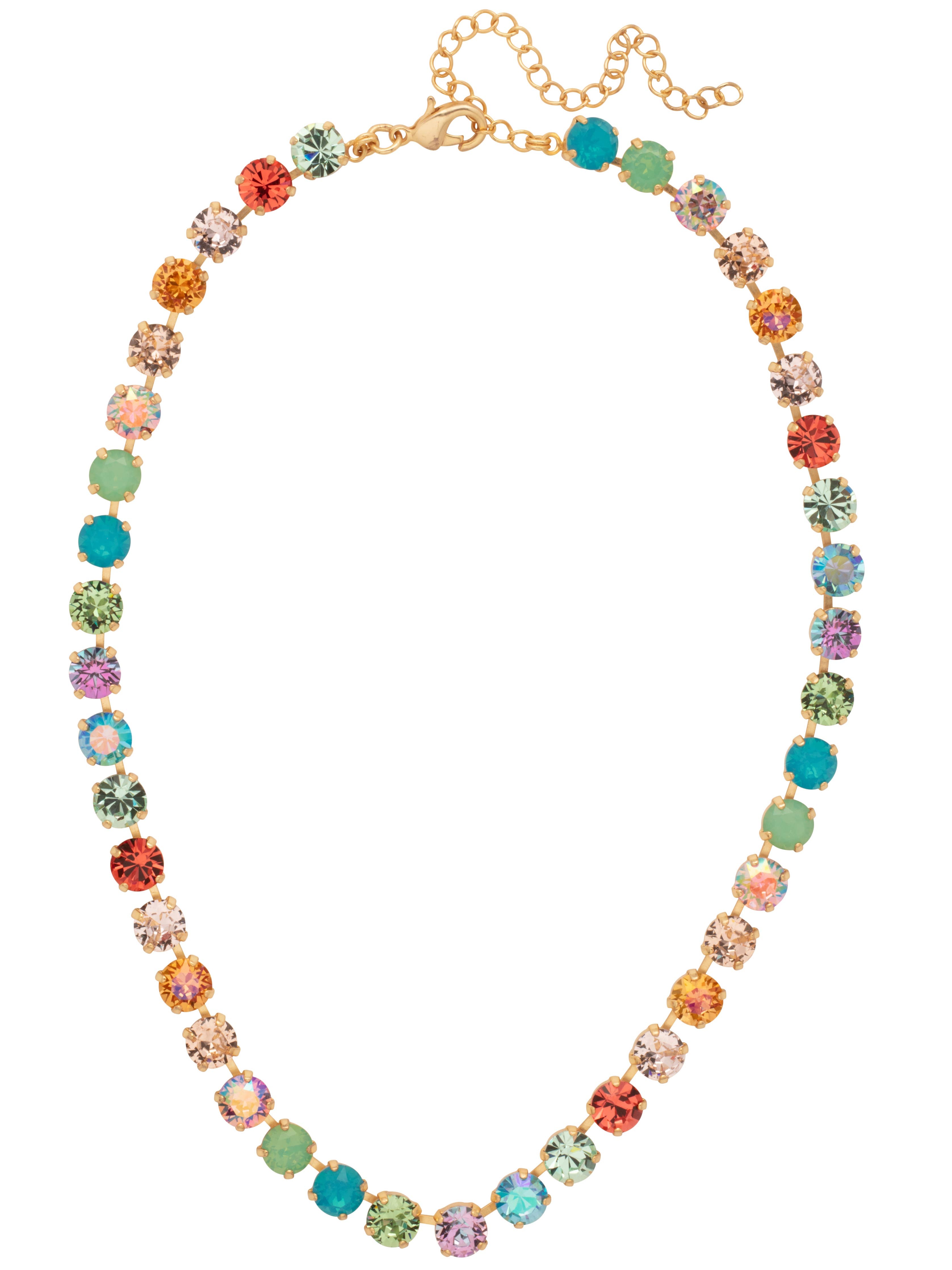 Sorrelli Matilda Tennis Necklace in Pastel Crystal