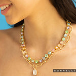 Sorrelli Matilda Tennis Necklace in Pastel Crystal