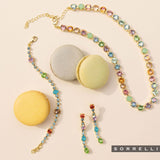 Sorrelli Matilda Tennis Necklace in Pastel Crystal