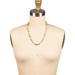 Sorrelli Matilda Tennis Necklace in Pastel Topaz & Aquamarine
