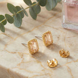 Sorrelli Octavia Scalloped Stud Earrings