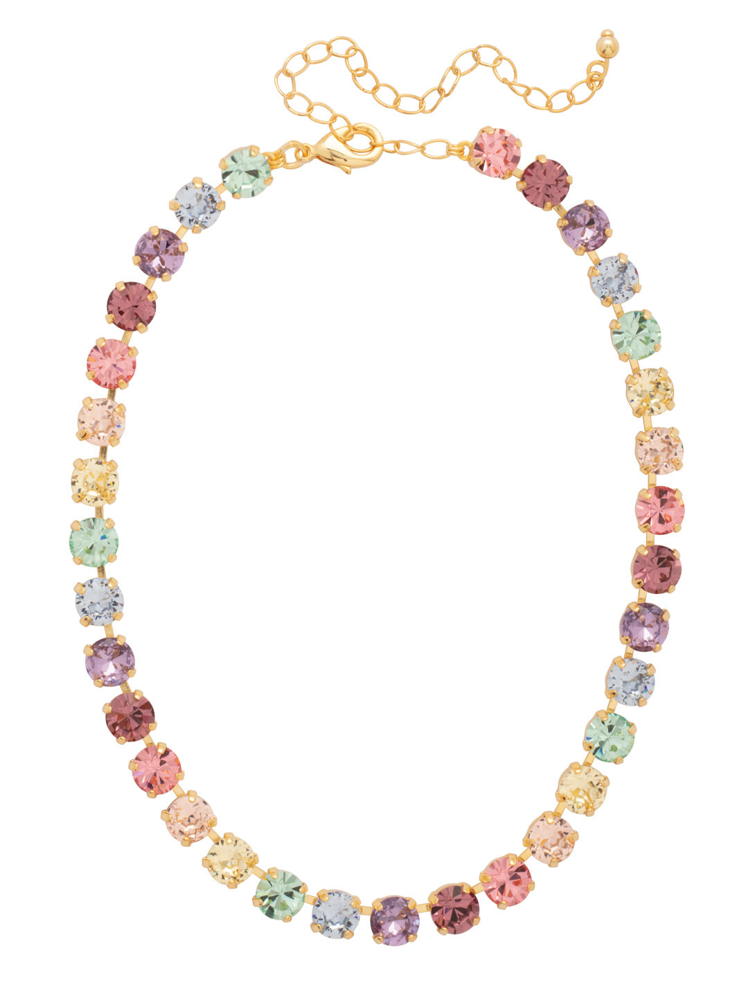 Sorrelli Prism Matilda choker necklace with iridescent rainbow-catching crystals on a gold kette chain – Shabby 2 Chic Boutiques