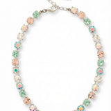 Sorrelli Rainbow Quartz Matilda choker with multicolor iridescent crystals resting at the collarbone – Shabby 2 Chic Boutiques