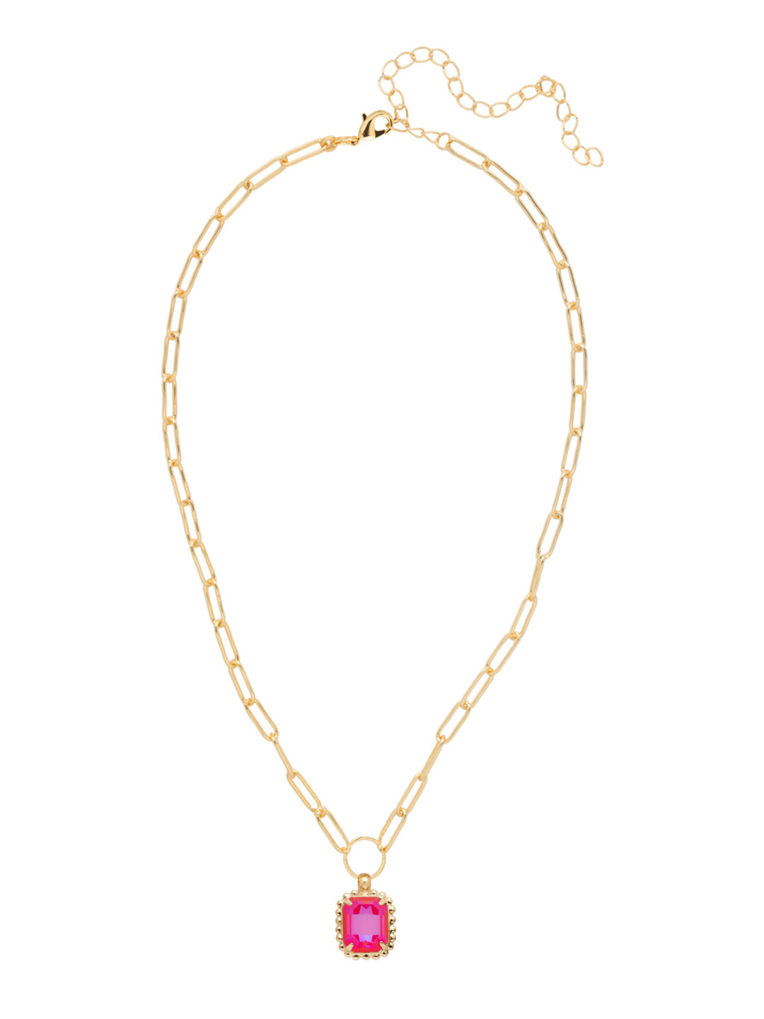 Sorrelli Royal Red Delite Octavia Scalloped Pendant Necklace - Shabby 2 Chic Boutiques