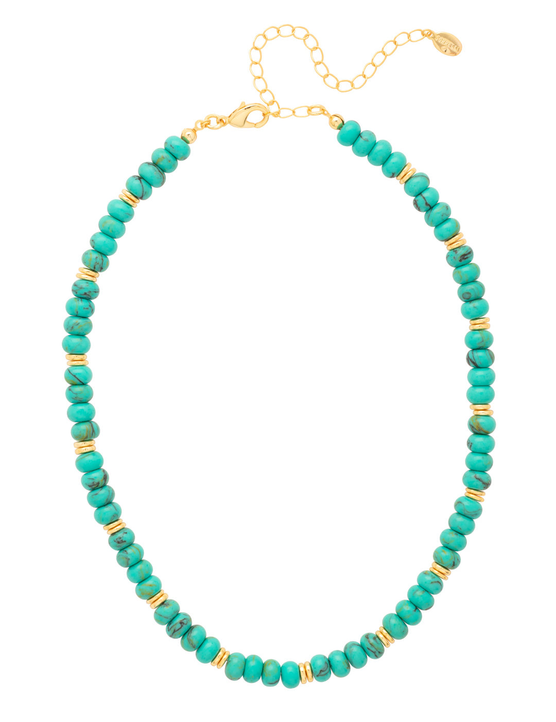 Sorrelli Turquoise Capri Beaded Tennis Necklace - Shabby 2 Chic Boutiques