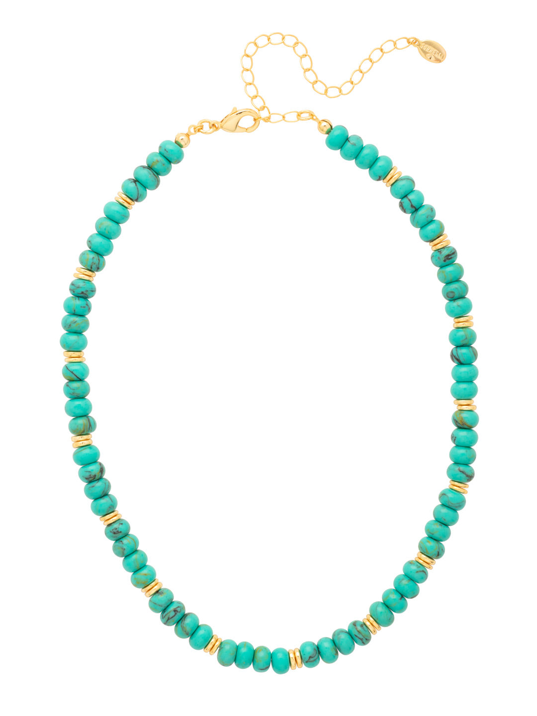 Sorrelli Turquoise Capri Beaded Tennis Necklace - Shabby 2 Chic Boutiques