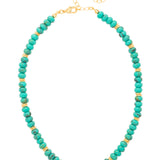 Sorrelli Turquoise Capri Beaded Tennis Necklace - Shabby 2 Chic Boutiques