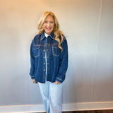 Star Status Studded Denim Jacket