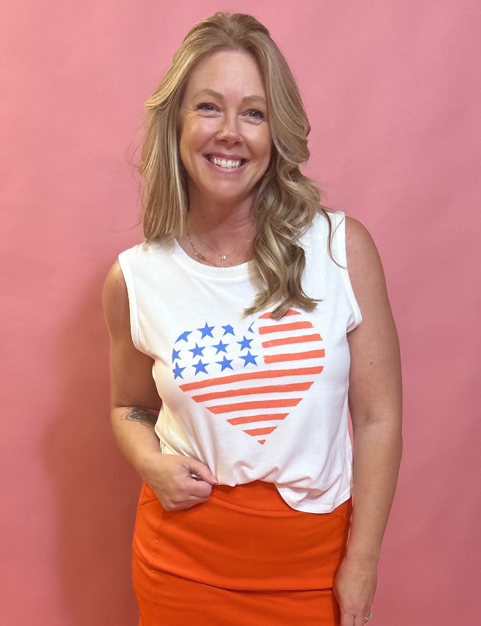 Star and Stripes La Mer Tank