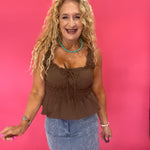 Stitched & Sassy Western Denim Mini Skirt