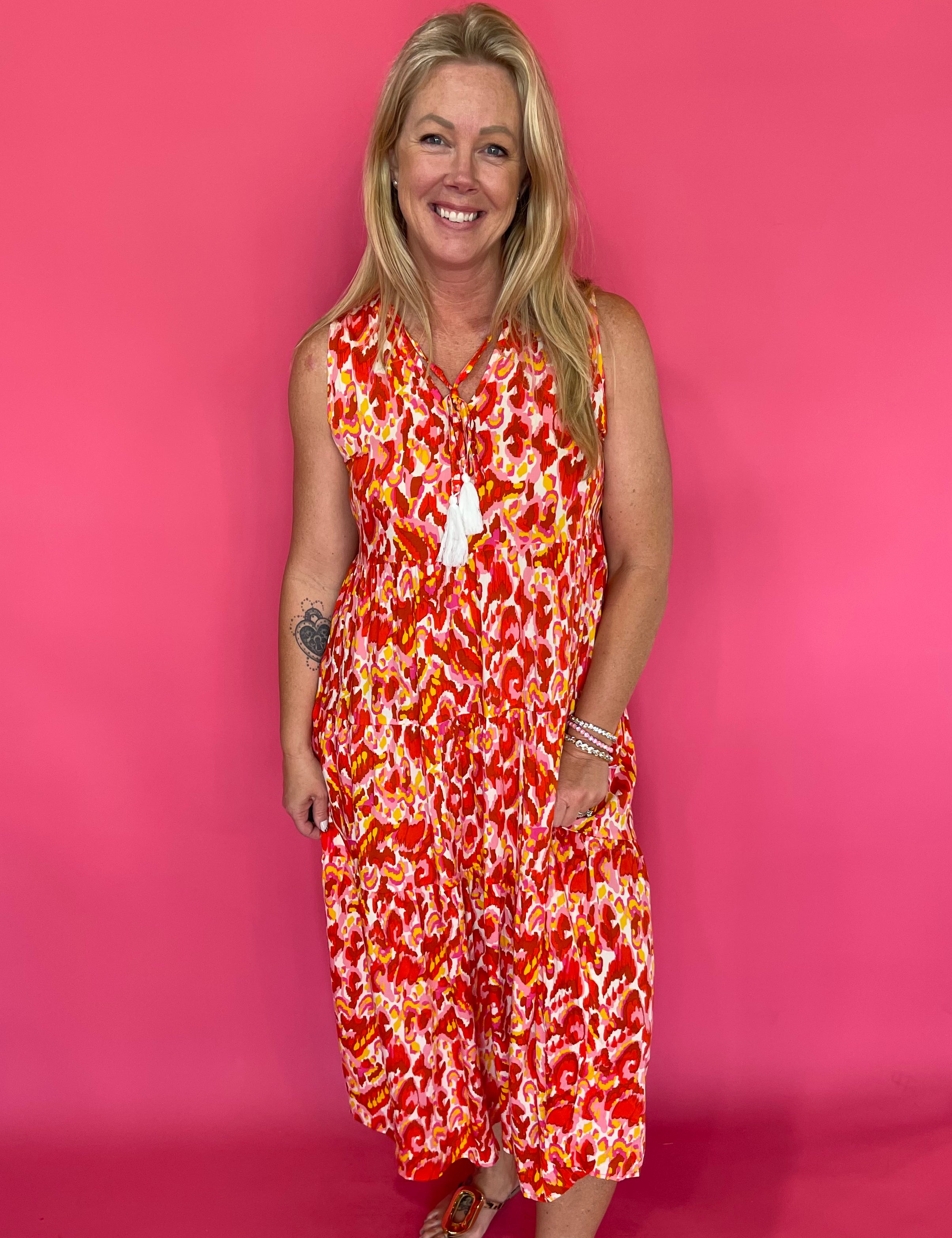 Sunset Sway Tassel Maxi Dress - Shabby 2 Chic Boutiques