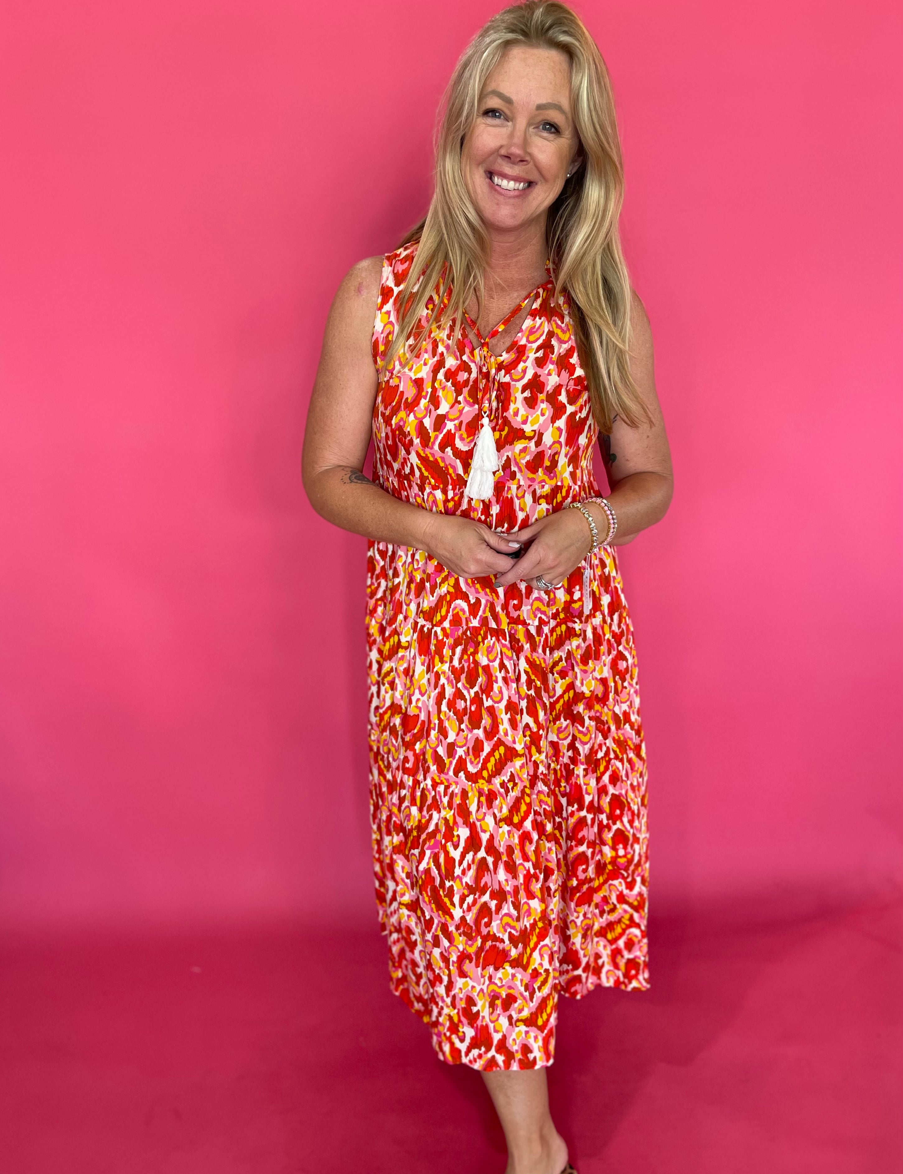 Sunset Sway Tassel Maxi Dress - Shabby 2 Chic Boutiques