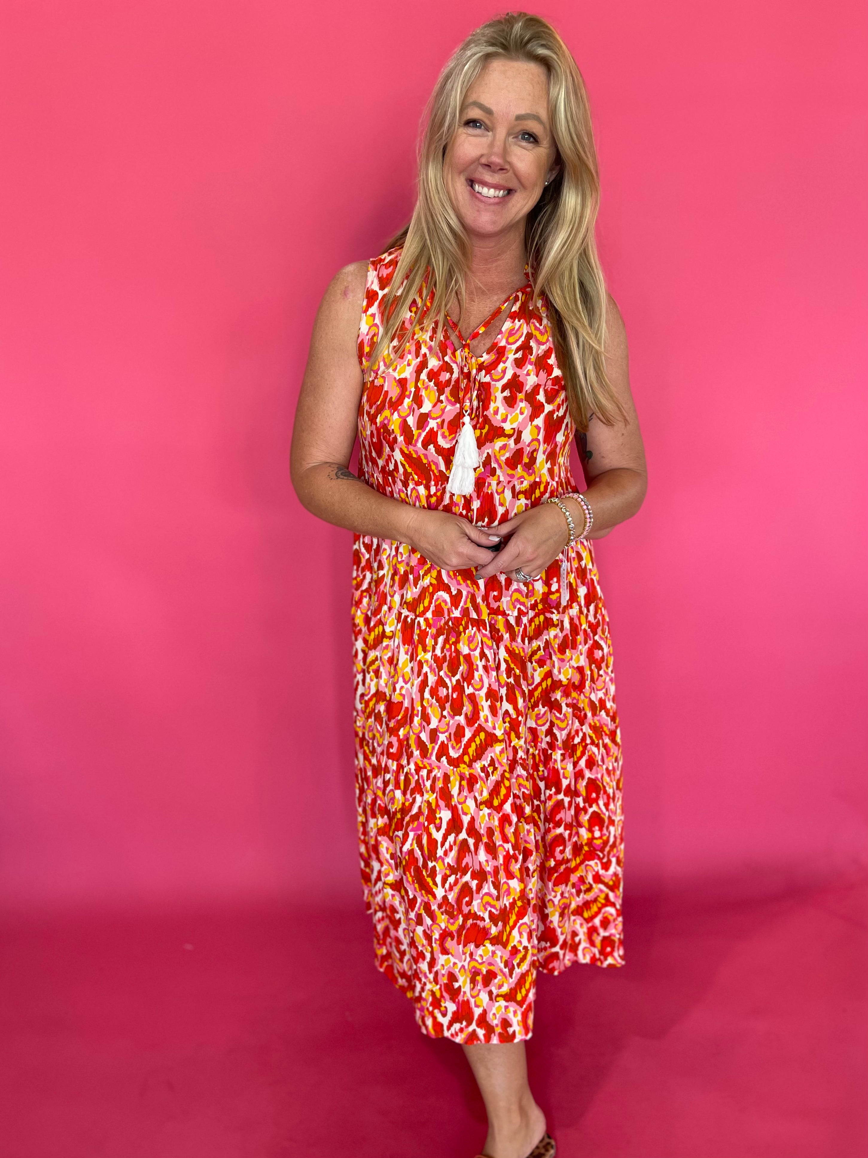 Sunset Sway Tassel Maxi Dress - Shabby 2 Chic Boutiques