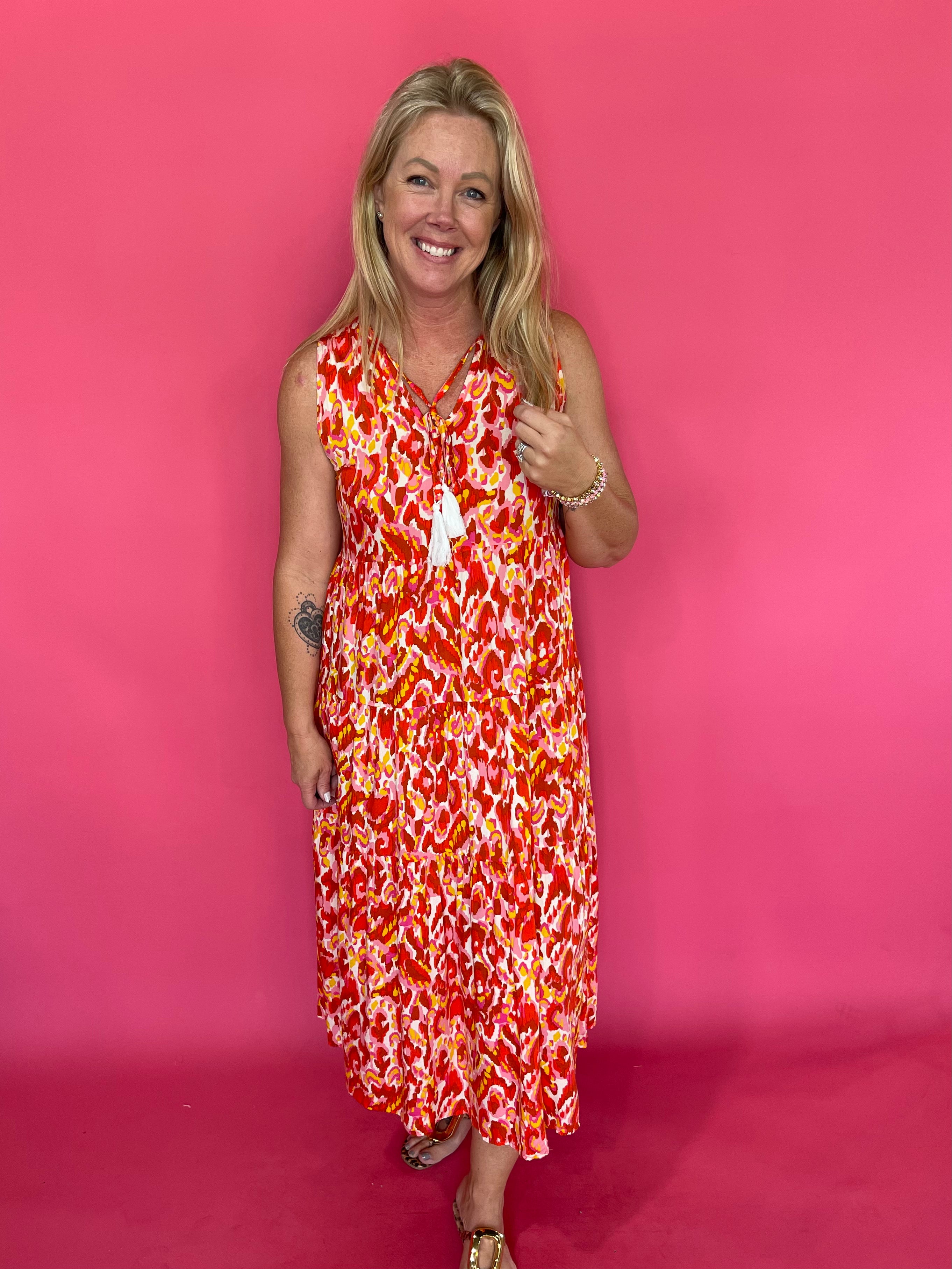 Sunset Sway Tassel Maxi Dress - Shabby 2 Chic Boutiques