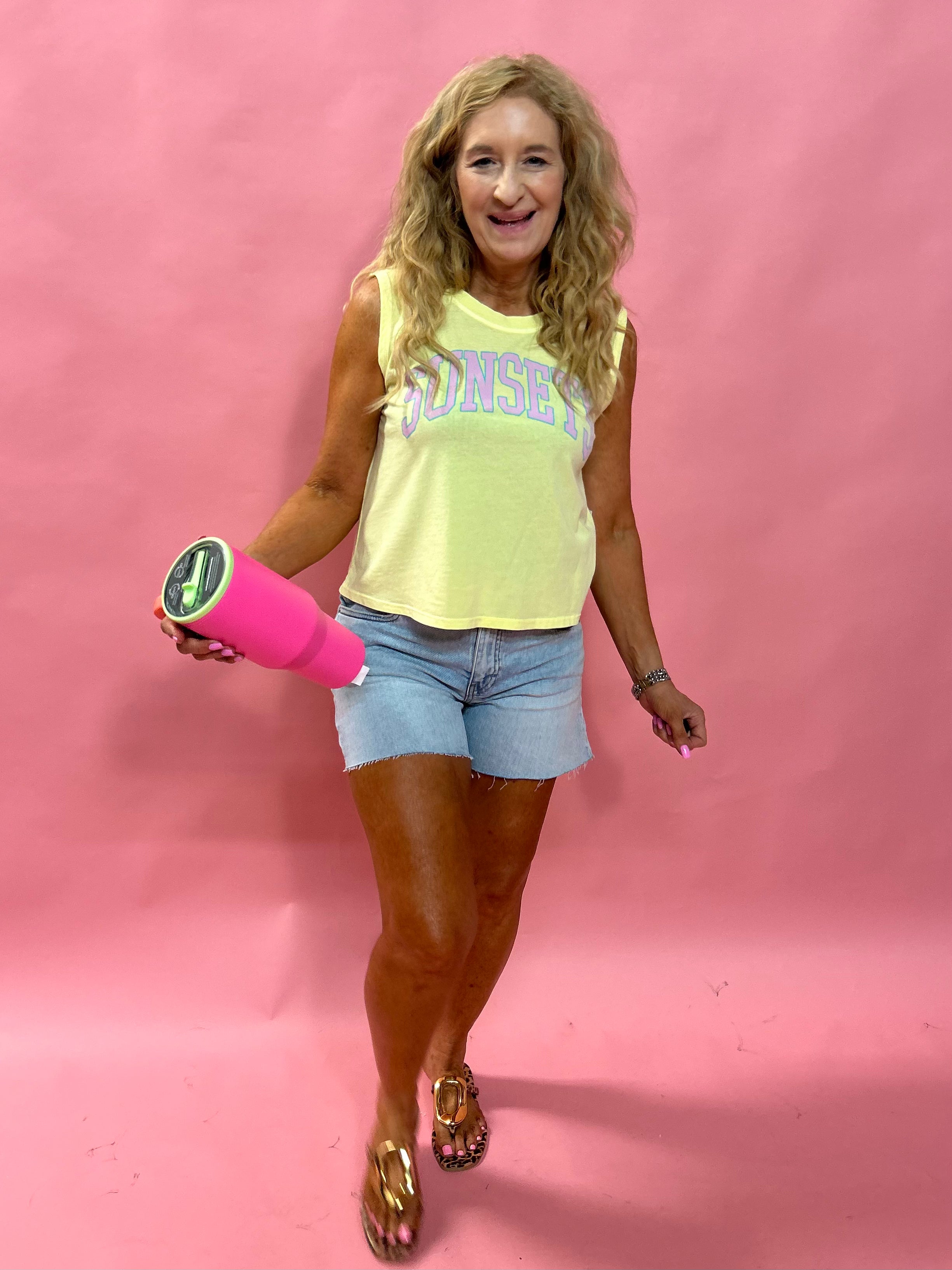 Sunsets La Mer Tank in Yellow