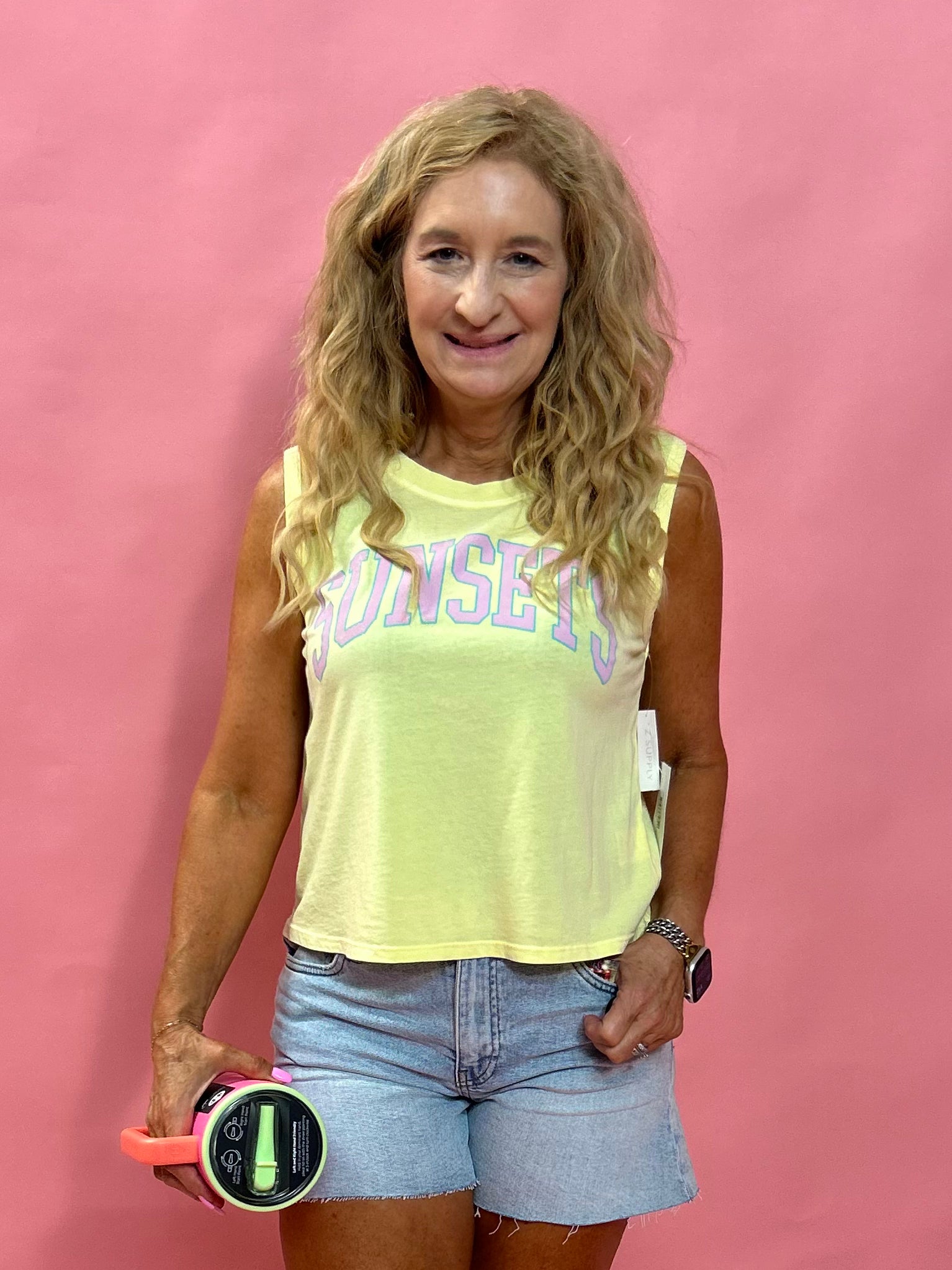 Sunsets La Mer Tank in Yellow